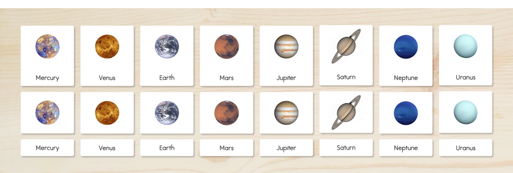 Solar System Nomenclature Cards