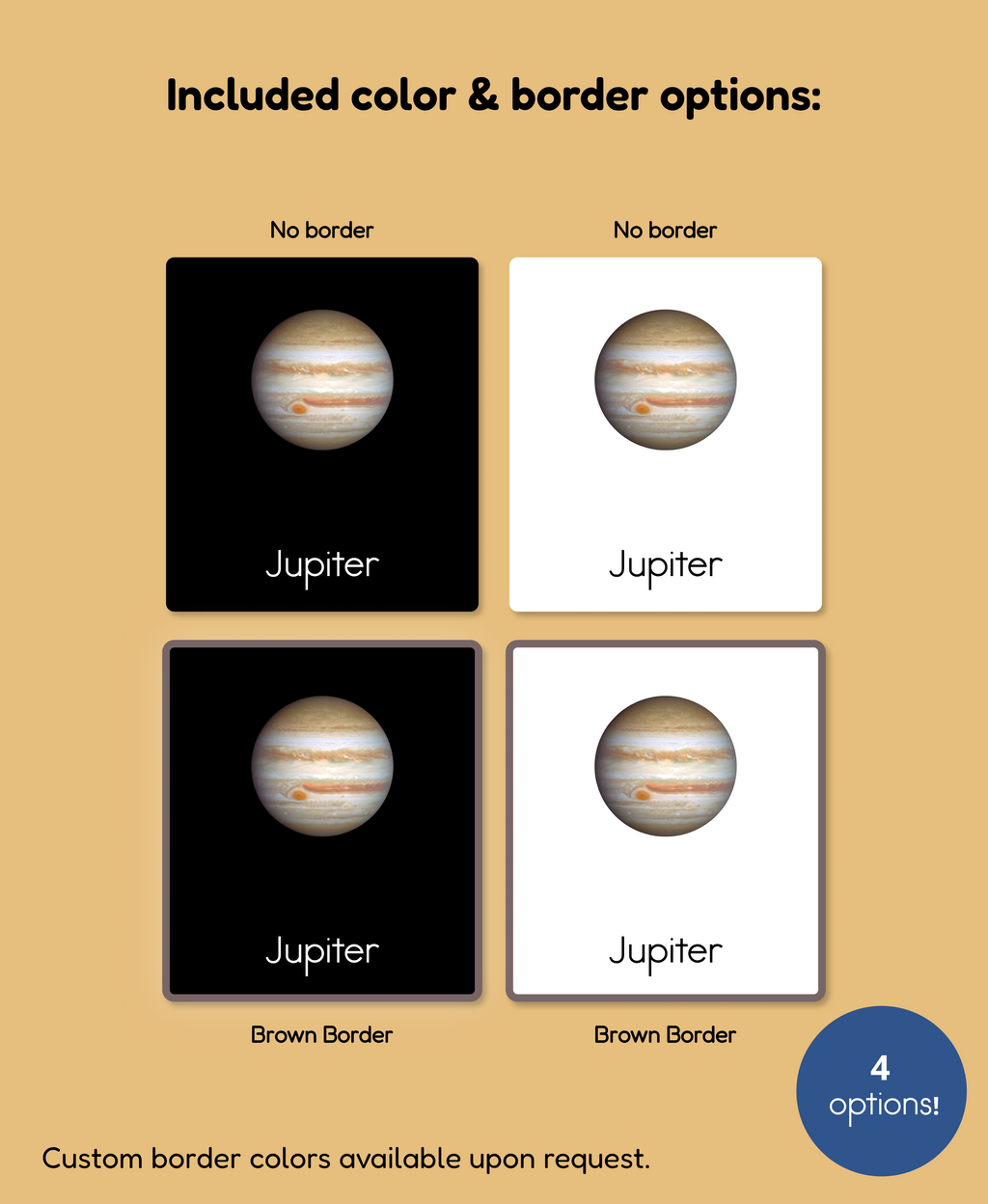 Solar System Nomenclature Cards
